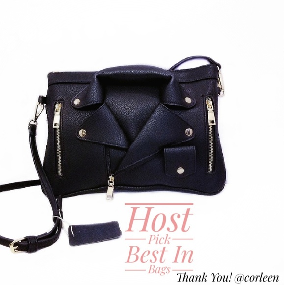 Le Miel Handbags - Moto Jacket Crossbody Bag